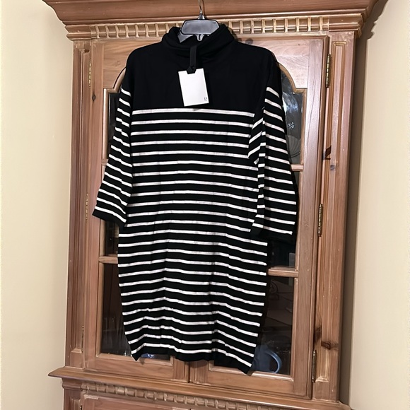 POMANDER PLACE
Striped Durand Turtleneck Dress - Picture 6 of 9